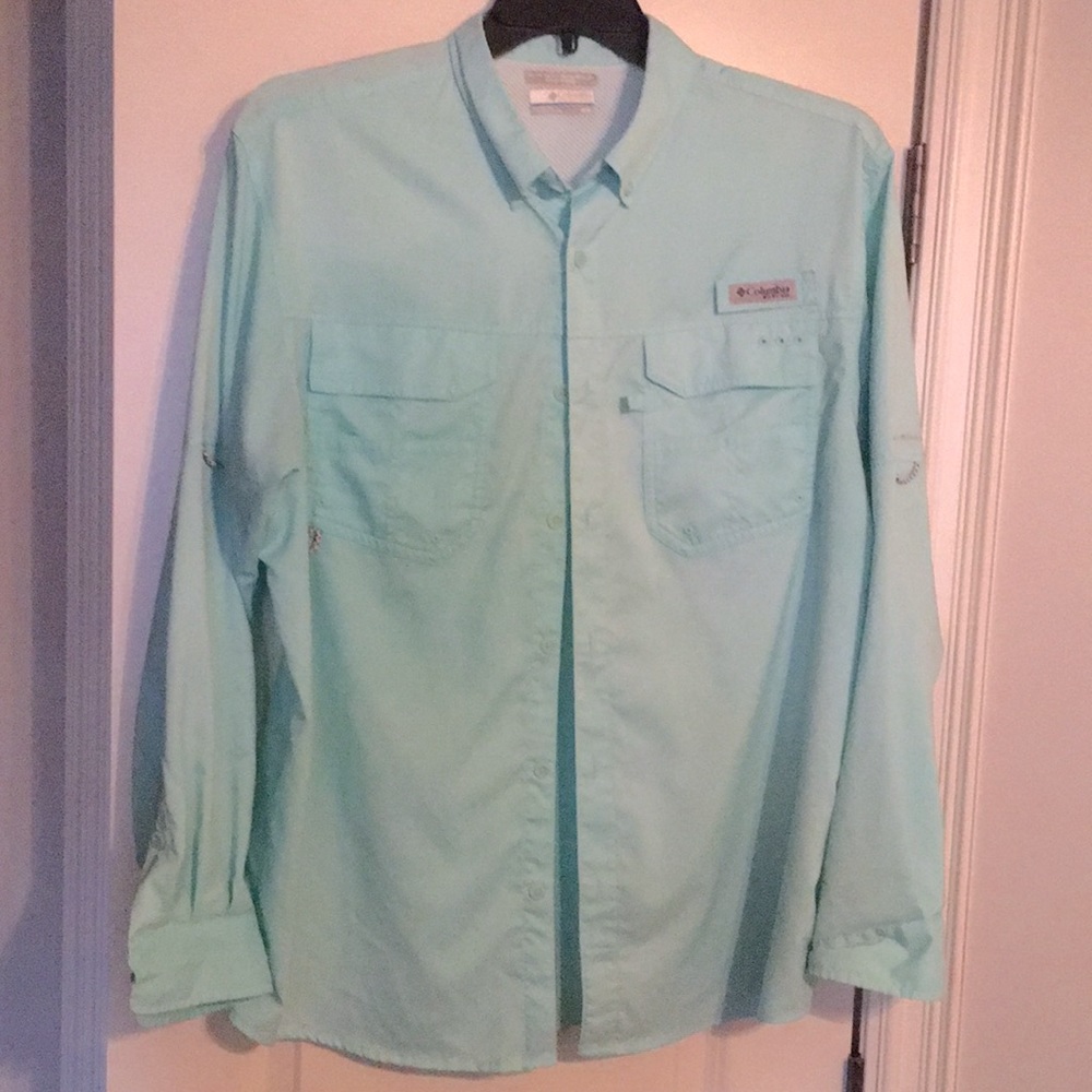 Men’s Columbia Omni-Shield shirt sz M